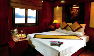 halong bay cruise cabin